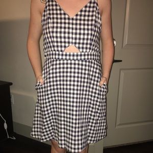 Alterd State Blue & White Cutout Dress